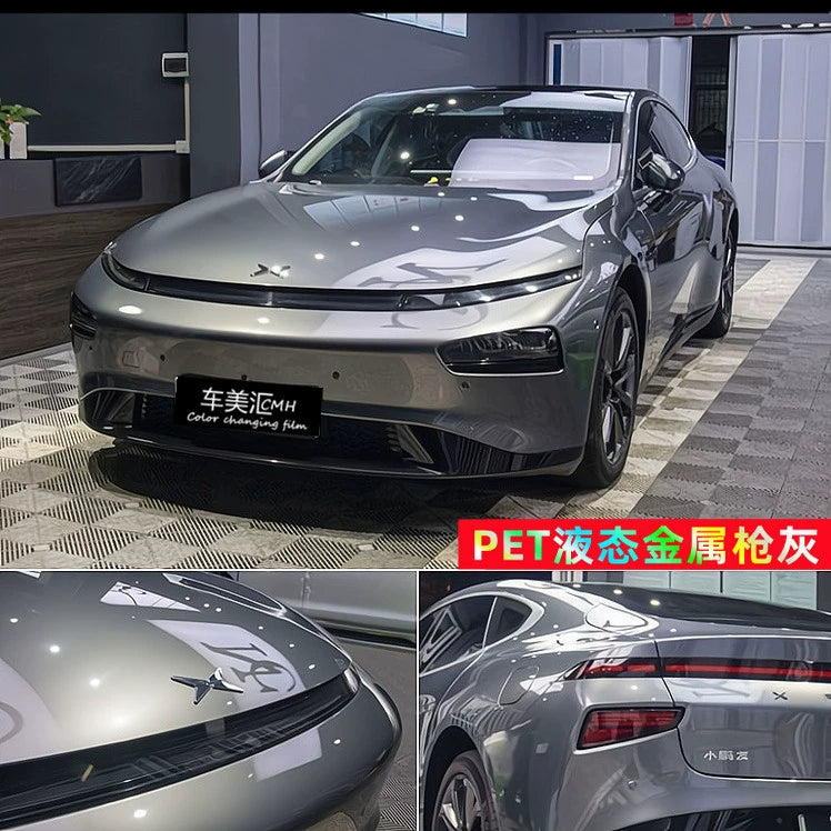 Pethuayue Pudra Rəng Dəyişən Film Tam Avtomobil Qapağı Fantaziya Vulkanik Kül Avtomobil Filmi Rəng Dəyişən Parlaq Qara Tpu Görünməz Avtomobil Filmi
