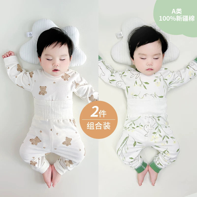 Qış üçün qalınlaşmış flis astarlı, sıx oturan termal alt paltarı, iki hissəli termal üst geyim və şalvarlı körpə geyim dəsti.