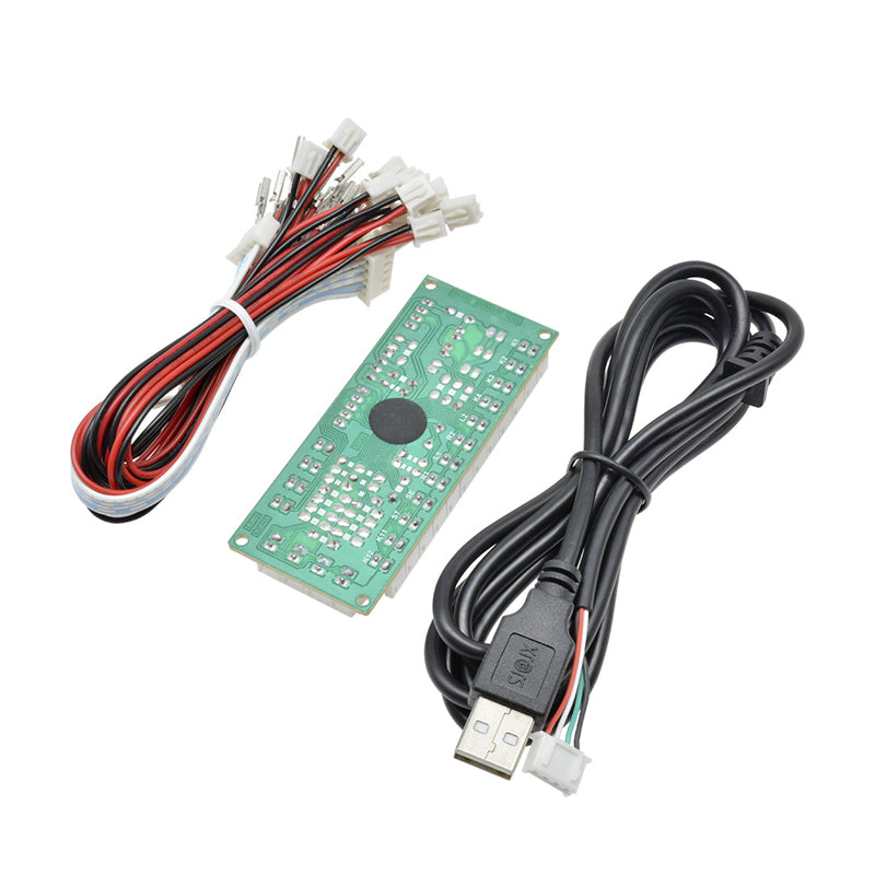 USB arcade joystik dövrə lövhəsi DIY çip lövhəsi PC joystikinə nəzarət kiçik kart çipi ilə döyüş maşını oyun konsolu joystiği