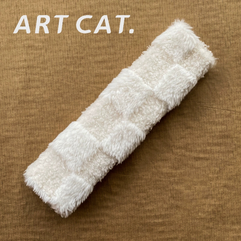 Art Cat Avtomobil Təhlükəsizlik Kəməri Çiyin Yastığı Qapağı Minimalist DIY Aşınmaya Qarşı Geyim Boğulmaya Qarşı Boyun Qoruyucu Qapaq Bütün İl Boyu Neytral