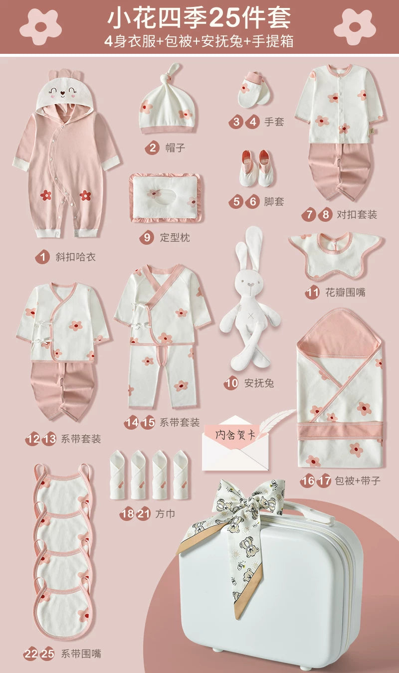 Körpə hədiyyə dəsti, yeni doğulmuş körpə üçün geyim və ləvazimatlar, yeni doğulmuş körpənin dolunay bayramı hədiyyəsi, yeni ana üçün yüksək səviyyəli hədiyyə.