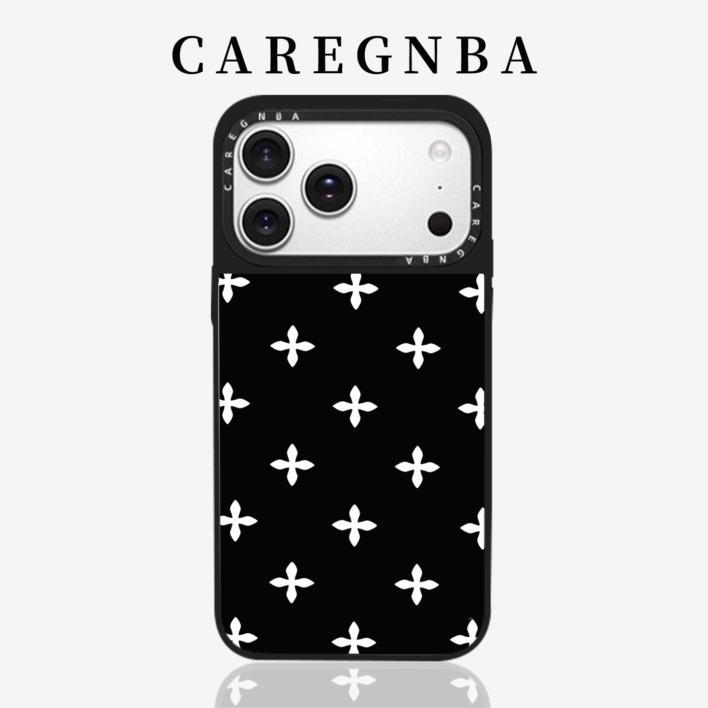CAREGNBA Zhu Zhixin ilə birgə brenddir, eyni çarpaz çiçək, Apple 17ProMax mobil telefon qutusu üçün uyğundur, iPhone16pro hər şey daxil düymələri 14plusr düşməyə qarşı 15por İnternet məşhuru 12 ulduz 13/11