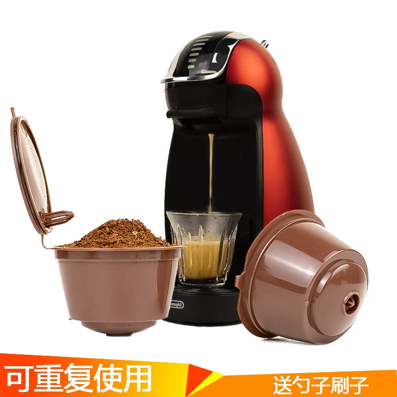 Nestle qəhvə maşını DolceGusto qəhvə kapsul qabığı təkrar istifadə edilə bilən qəhvə kapsulları ilə uyğun gəlir
