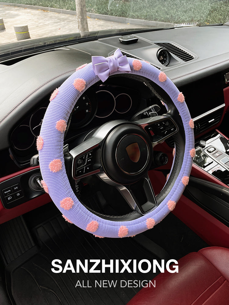 Avtomobil sükan örtüyü, payız və qış avtomobil sükan qoruyucu örtüyü, isti sükan örtüyü, sürüşməyən avtomobil sükan örtüyü, qadın avtomobil sükan örtüyü