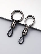 Kişi avtomobil açarlığı kulon metal sadə açar zənciri beldən asma tokalı üzük bəzəkləri biznes itirməyə qarşı açar zənciri