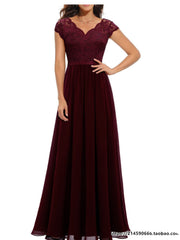 Şifon Donlar Qadınlar üçün Axşam Donu Toy Geyimi üçün Geyim