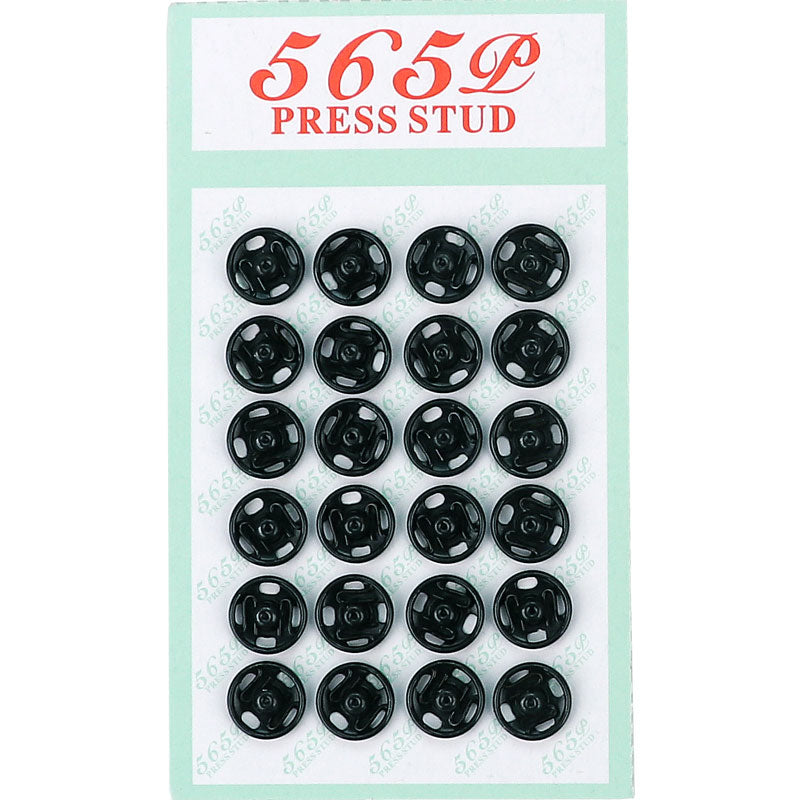 Sabit metal tüpürcək dəsmal 6 mm gizli toqqa 565 təkan düyməsi böyük yapışdırıcı düymə mini ekspozisiyaya qarşı görünməz mis düymə