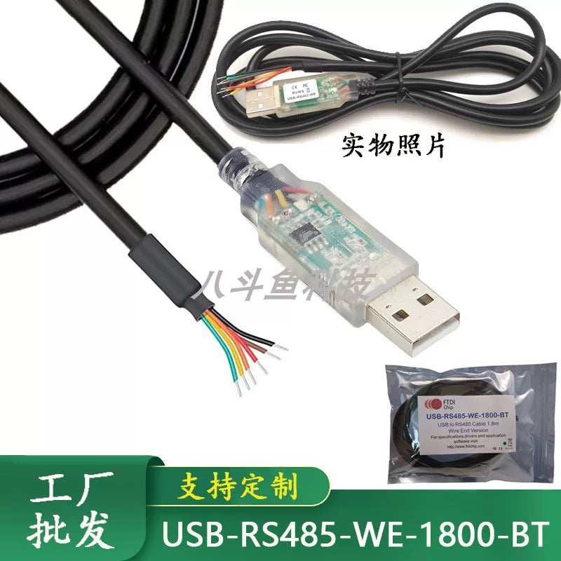 FTDI orijinal idxal edilmiş USB-RS485-WE-1800-BT 5v seriyalı UART kabel FT232RQ