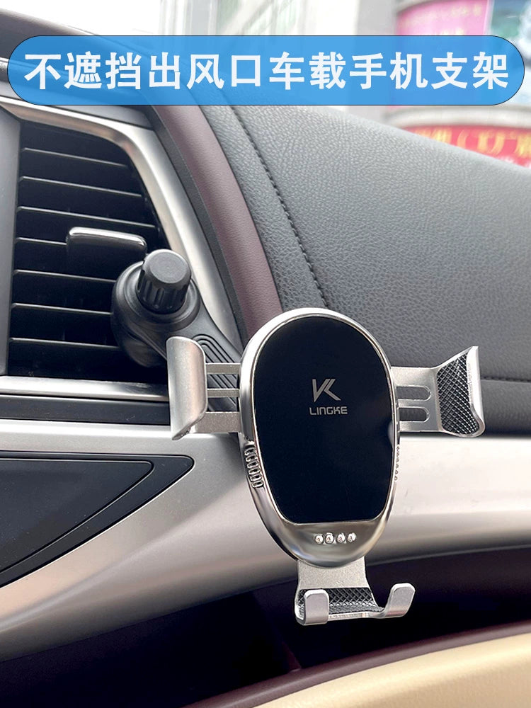 Bloklanmayan Kondisioner Hava Çıxışı Avtomobil Mobil Telefon Kronşteyi Avtomobil Üfüqi Şaquli Magi Sabit Naviqasiya Xüsusi Dəstək Çərçivəsi