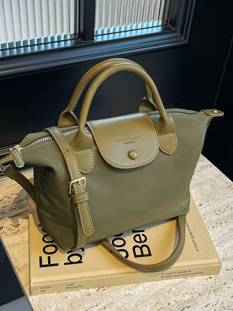 Luxury daily high-end women's bag, 2025 new style, lightweight nylon dumpling bag, cross-body bag for going to work