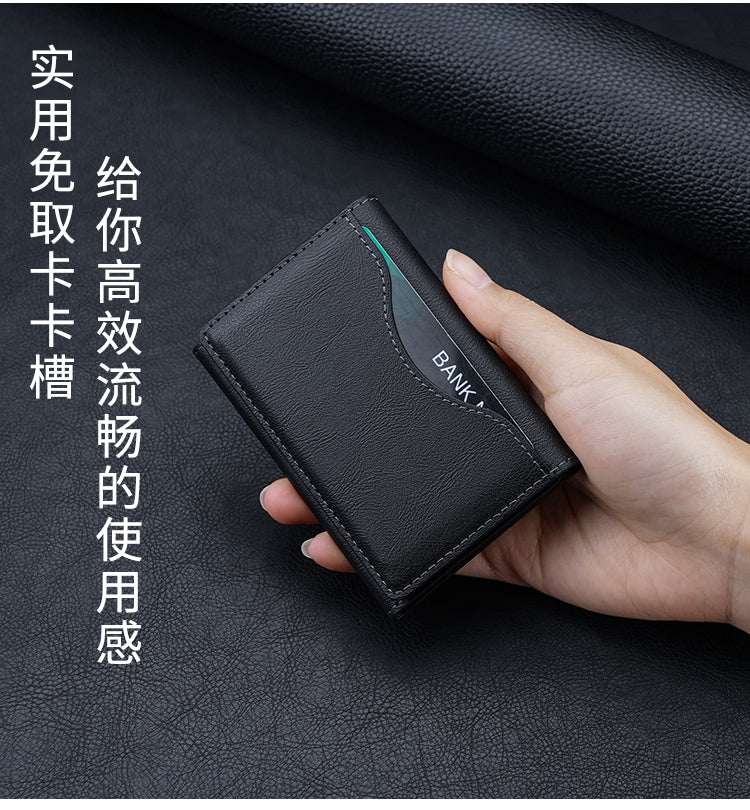 Bütün Apple iPhone modelləri ilə uyğun MagSafe maqnit telefon tutacağı və kart tutacağı. Çoxkartlı yuvası olan üçqat qatlanan çanta.