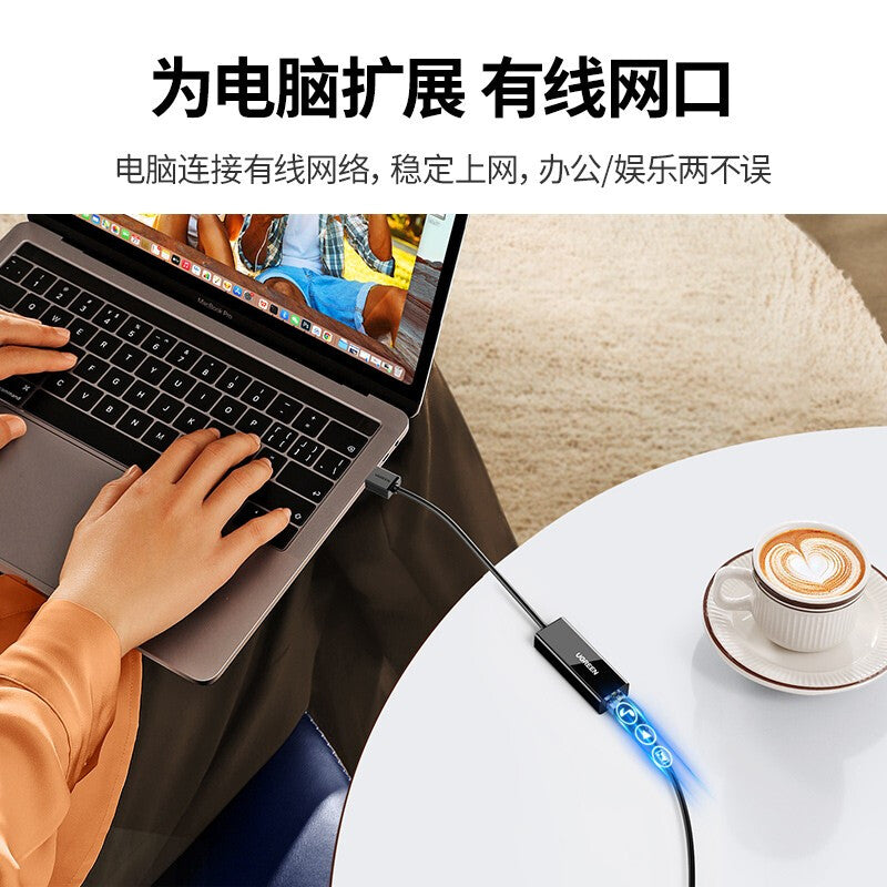 Greenlink USB Gigabit simli şəbəkə kartı RJ45 şəbəkə kabeli interfeysi çeviricisi 100M şəbəkə kartı laptop xarici şəbəkə portunun genişləndirilməsi adapteri usb şəbəkə kartı