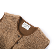 Cholisa Lambswool Koreya üslubunda qadınlar üçün laylı jilet, 2026 Yeni üslub, payız və qış üçün qalın və isti