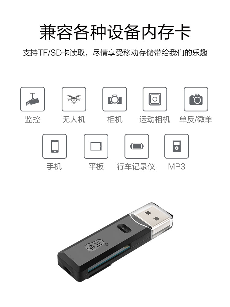 Chuanyu yüksək sürətli SD kart oxuyucusu hamısı bir yerdə Android OTG mobil telefon yaddaşı TF yük maşınına quraşdırılmış çox funksiyalı ikili istifadə