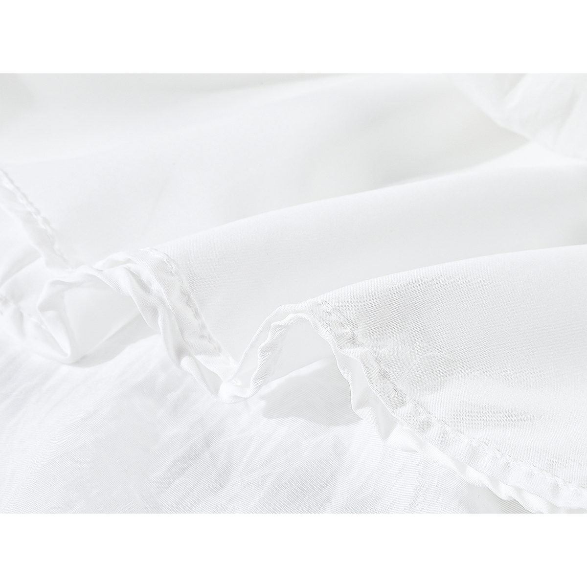 Cholisa'nın niş dizaynı, axıcı ağ A-xəttli midi ətək, qadın yay nazik, qeyri-müntəzəm yüksək belli ətək