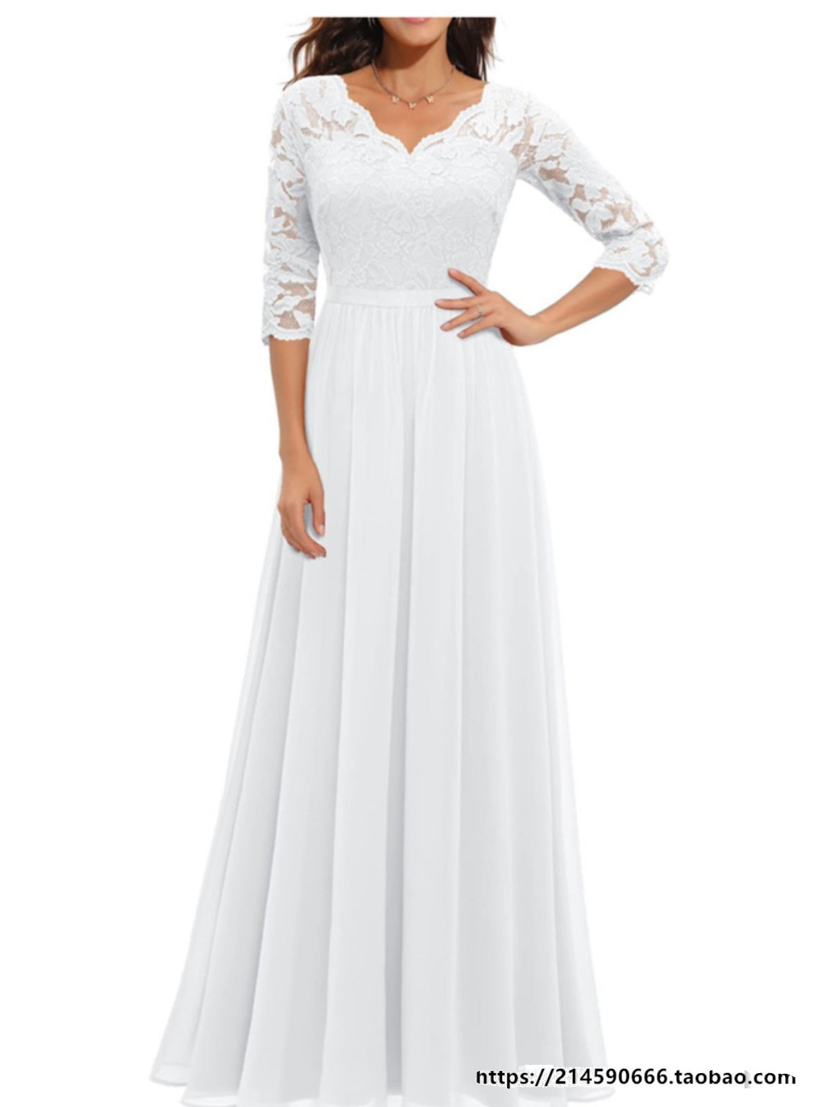 Şifon Donlar Qadınlar üçün Axşam Donu Toy Geyimi üçün Geyim