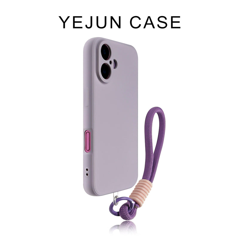 Yejun 17 Apple 16 mobil telefon qutusu üçün uyğundur Rubik kubu düz kənar maye silikon iphone16promax bərk rəngli ot bənövşəyi 15pro yüksək səviyyəli məna 14 incə dəlik hər şey daxil 13 isti model 12 yumşaq qabıq 16plus