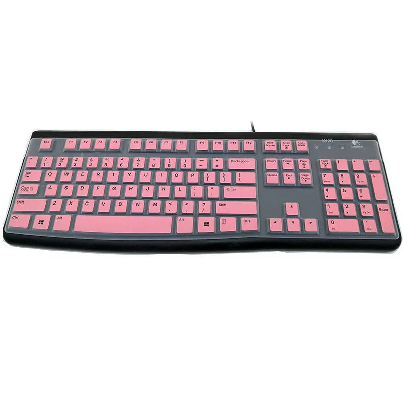 Tianyi klaviatura filmi Logitech MK295 silikon şəffaf K200 K260 MK270 K120 MK275 masaüstü kompüter üçün uyğundur TPU klaviatura qoruyucu film toz örtüyü tam əhatə edir
