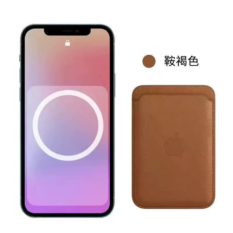 Apple iPhone 12/13/14 Pro Max seriyası ilə uyğun MagSafec maqnit dəri kart tutacağı, zərbəyə davamlı dizayn, animasiyalı açılan kart tutacağı.