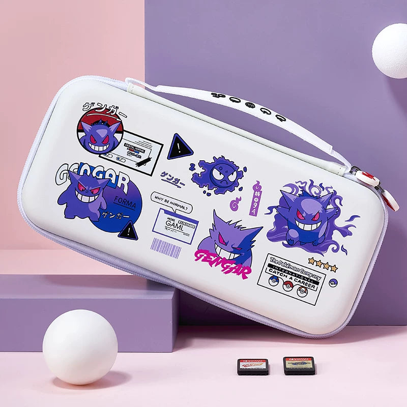 switch2 qoruyucu qutu OLED şəffaf qutu ns batareyanın ömrünü birləşdirə bilən baza split silikon qoruyucu qutu anime Gengar