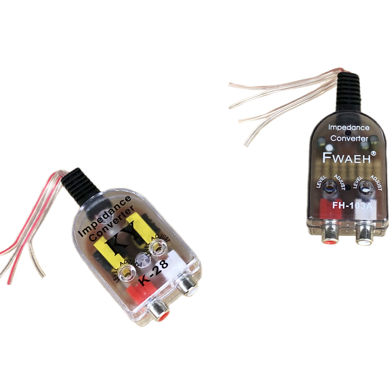 Avtomobil Səsi Yüksək səsdən aşağı səsə qədər sabvufer audio konvertörü Aşağı səs filtri Orijinal Avtomobil Səs Çıxışı