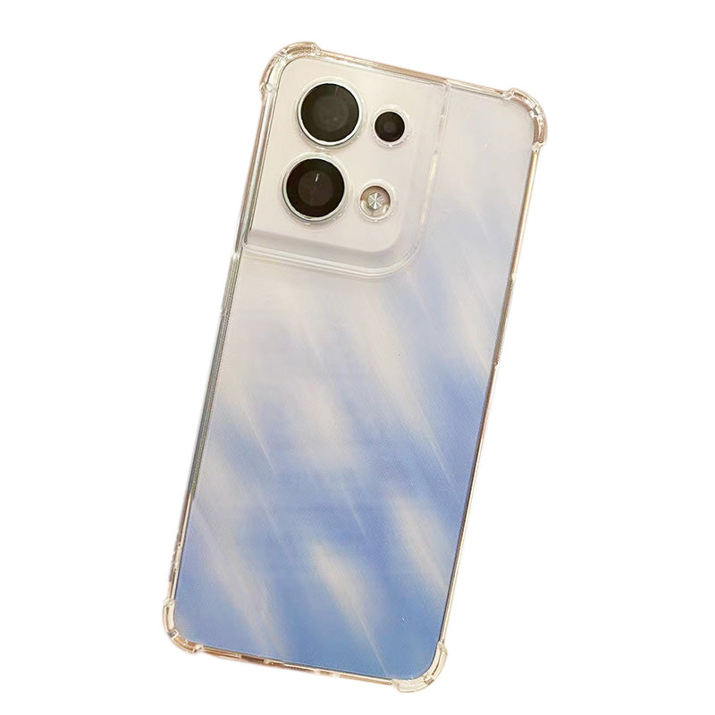 OPPO A58 mobil telefon qutusu A97 qoruyucu örtük K10X yumşaq qabıq A57 şəffaf rezin örtük K10 canlılıq versiyası A55 düşməyə qarşı A5 üçün uyğundur