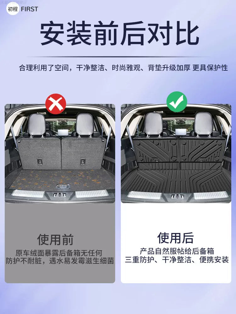 Lincoln Aviator, Navigator, Lincoln Z, Lincoln Continental, Lincoln Accessories, Custom Trunk Mat, TPE Car Trunk Mat