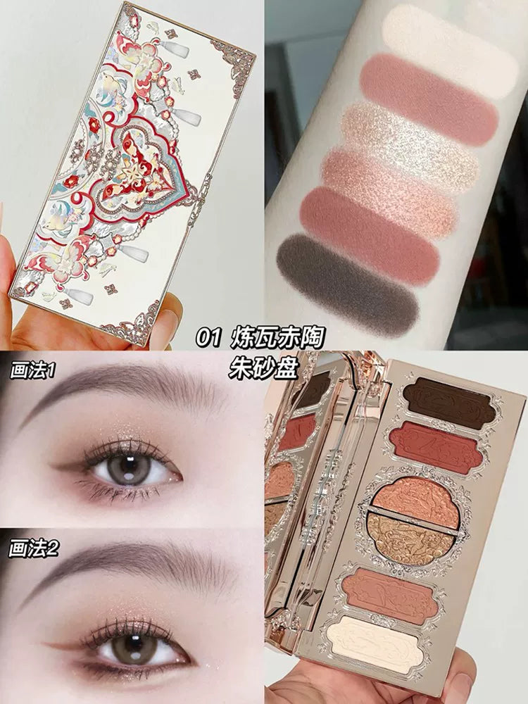 Flower Knows Moonlight Mermaid Göz Kölgəsi Palitrası 2026 Yeni Stil, Gündəlik Yüngül Makiyaj, Yer Rəngli Göz Kölgəsi, Orijinal Məhsul (Rəsmi Veb Sayt)