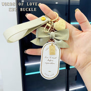 Little Red Book Ribbon Keychain Creative Popular Car Keychain INS High-Up Goddess Bag Pendant