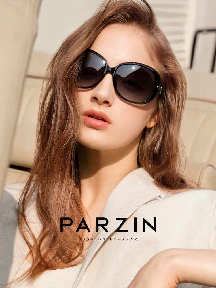 Parsons qadınlar üçün qütblü gün eynəkləri, dəbli, zərif, iri çərçivəli gün eynəkləri, dəbli sürücü güzgüsü PZ6214