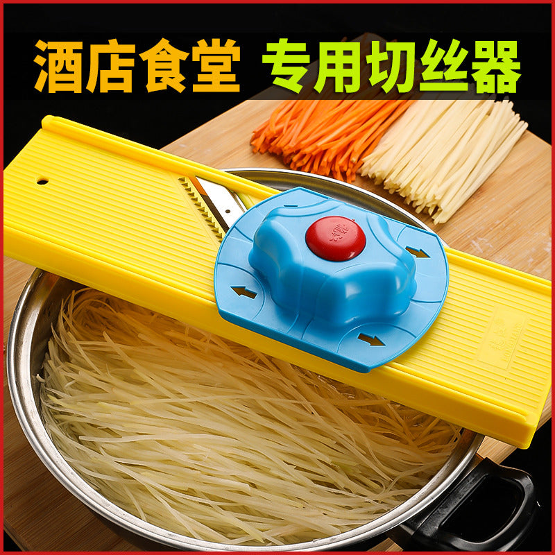 Longjiang sürtgəci, kartof dilimləri, xırdalanmış artefakt, zəncəfil dilimləri, xiyar dilimləri, çoxfunksiyalı ticarət tərəvəz kəsici və silən lövhə