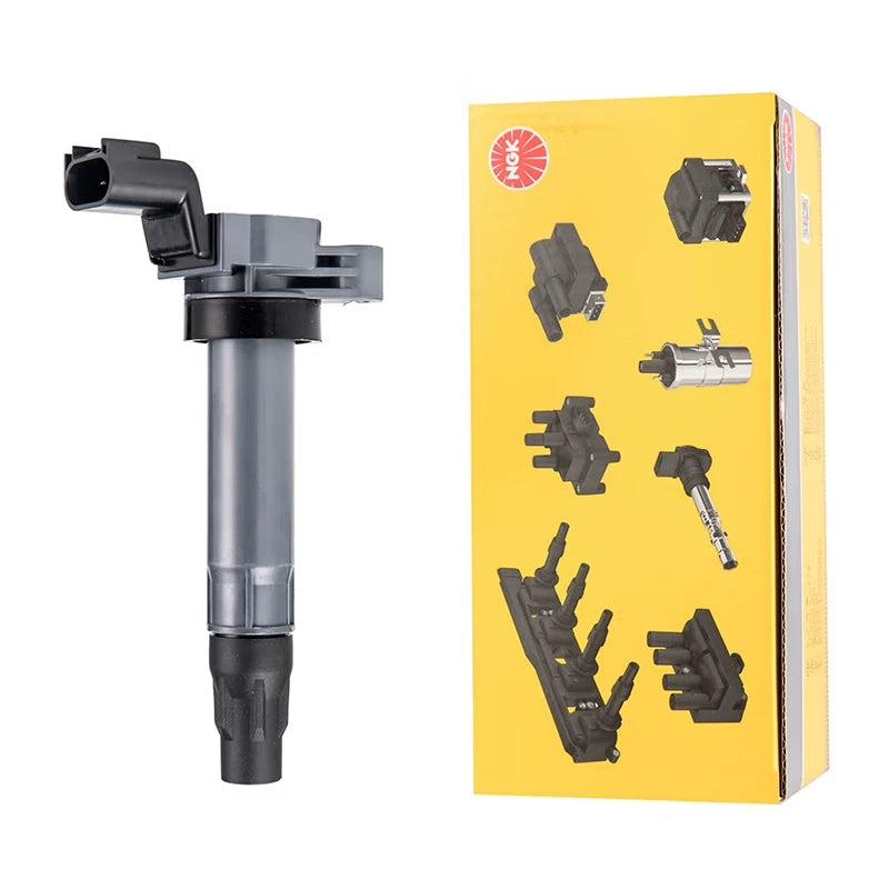 NGK ignition coil high voltage pack compatible with original equipment manufacturer (OEM) vehicles such as the Chevrolet Aveo, Malibu, Sail and Captiva.