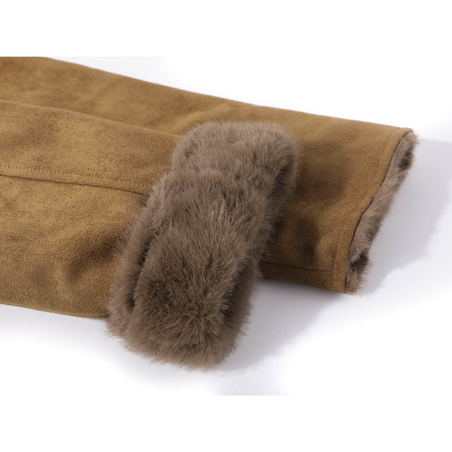 Cholisa Orta Uzunluqlu Geri Dönən Quzu Yunlu Palto, 2026 Yeni Model, Dəbli Qadın Geyimləri, İsti və Xəz Astarlı