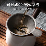 Saf titan çay sızması, çay filtri, min dəlikli çay filtri, çay sızması, ultra incə çay filtri, çay bölücü, ədalətli fincan, yüksək səviyyəli filtr