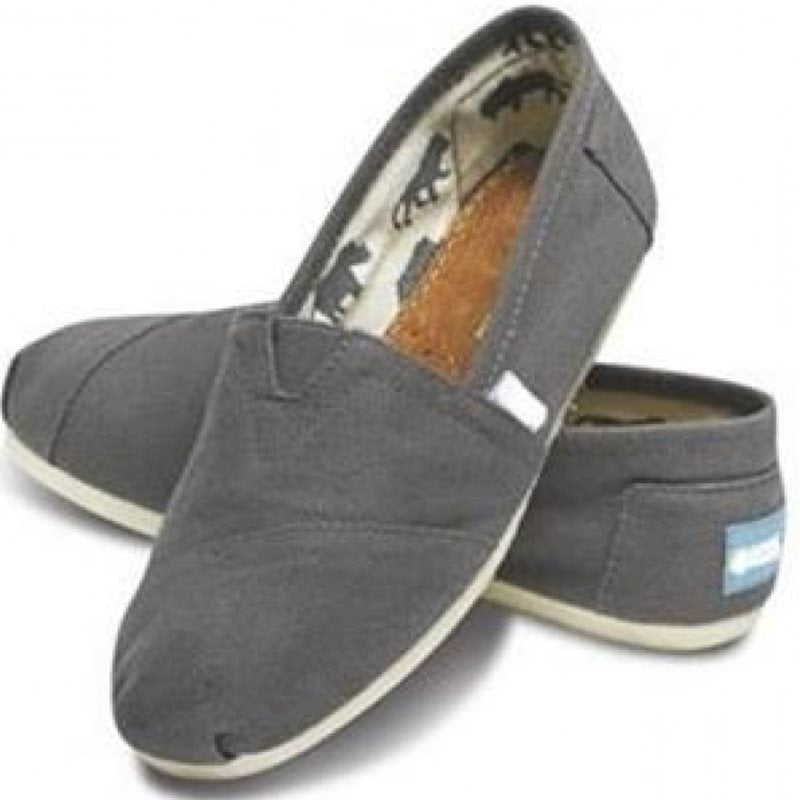 TOP TOMS Kətan Ayaqqabı Aşağı-Up Kişi və Qadın Ayaqqabıları və
