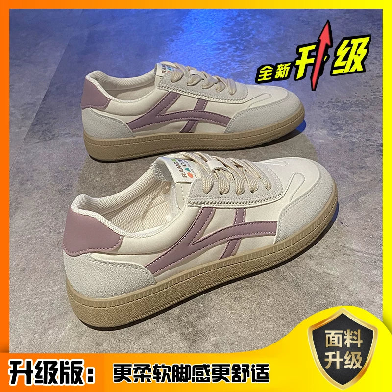 Brendin xüsusi təklifi: Qadın ağ idman ayaqqabıları, yeni model, məşhur Alman məşq ayaqqabıları, idman ayaqqabıları, çox yönlü yumşaq dabanlı ayaqqabılar