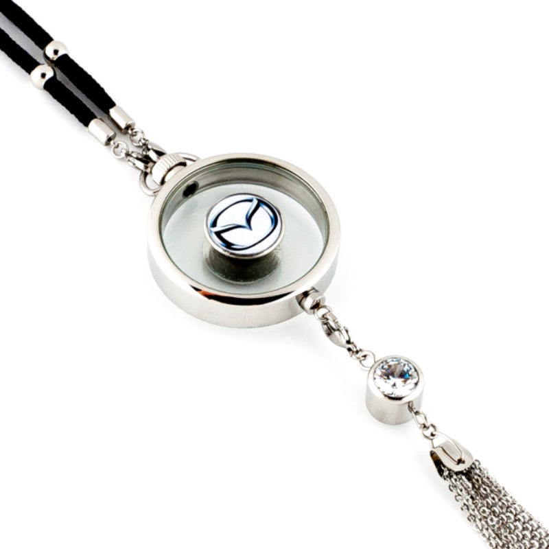 Avtomobil Ətri Avtomobil Asma Metal Qoruyucu Talisman Asma Dekorasiya Yüksək səviyyəli Avtomobil Loqosu Avtomobil Asma Efir Yağı Aromaterapiya Kulonu