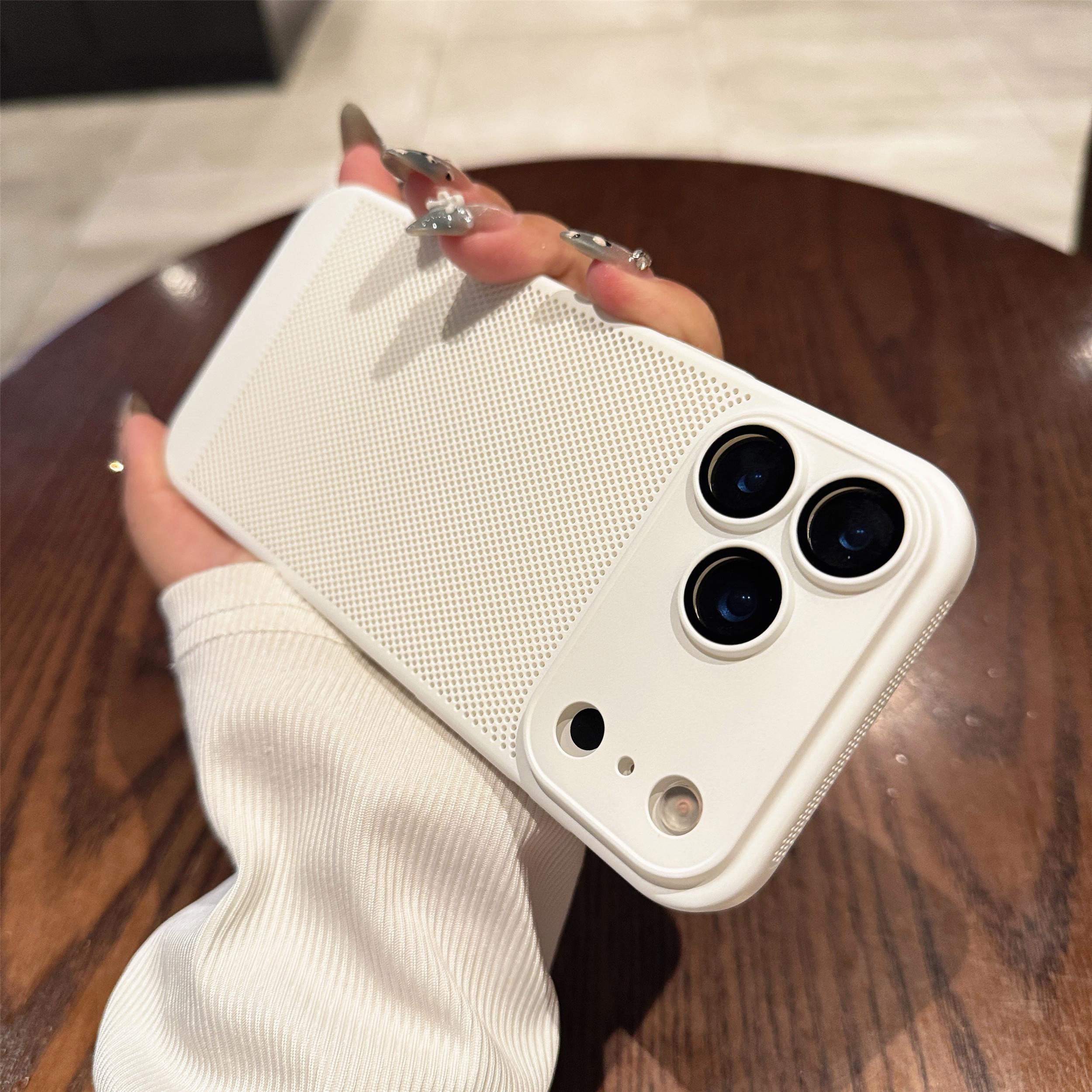 Soyutma işgüzar işıqlı lüks yüksək səviyyəli Apple 17/16promax mobil telefon qutusu iPhone17Ar üçün uyğun yeni model ultra nazik 16plus nəfəs ala bilən 15Pro obyektiv hər şey daxil olmaqla 14 düşməyə qarşı 13 kişi və qadın sərt çanta