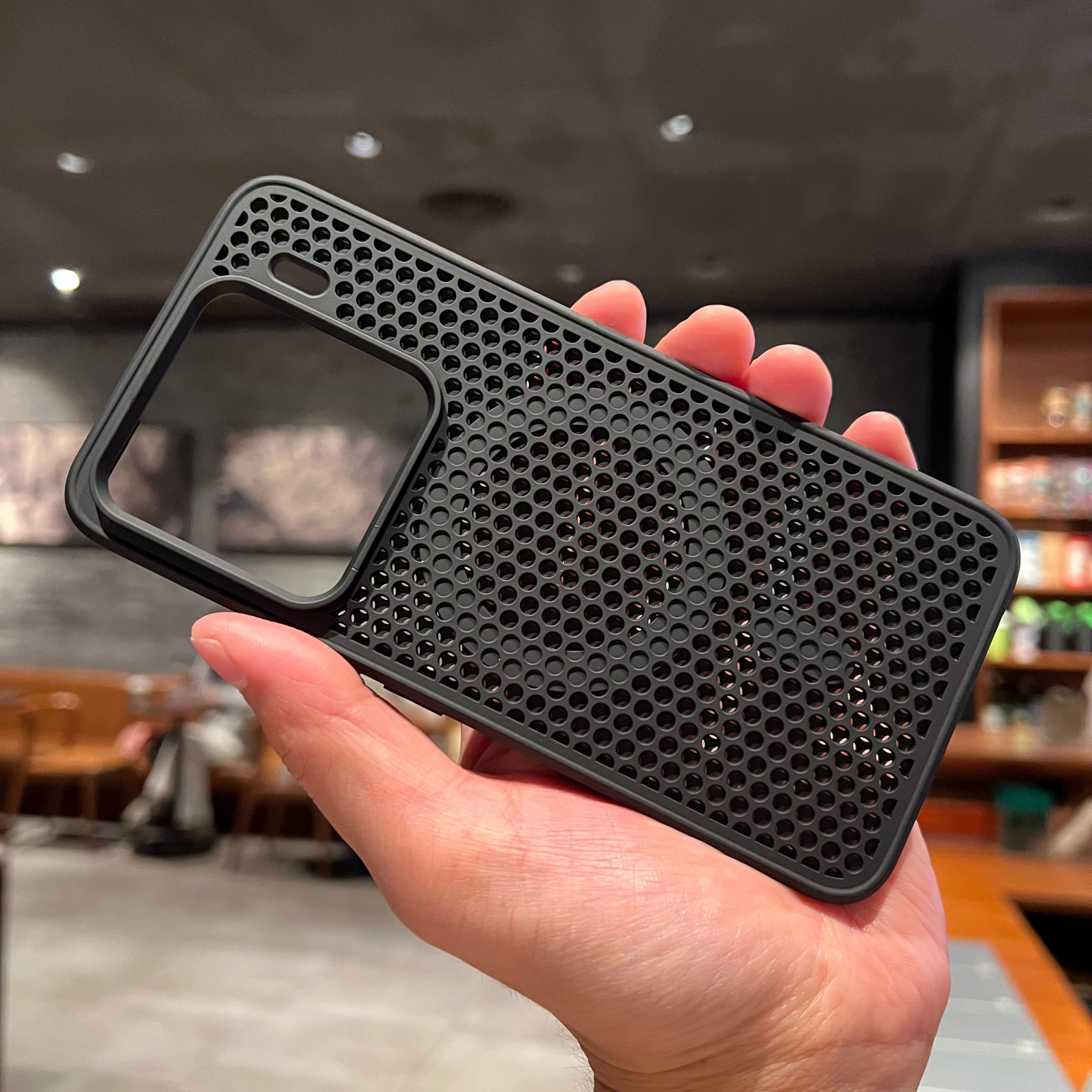 Maqnetik simsiz şarj soyutma pətək nəfəs alan Xiaomi 15/14pro cib telefonu qutusu 13 Redmi K70 Extreme Edition təmiz qara K60 düşməyə qarşı k80 yüksək səviyyəli kişilər üçün sadə Magsafe yuvası yumşaq