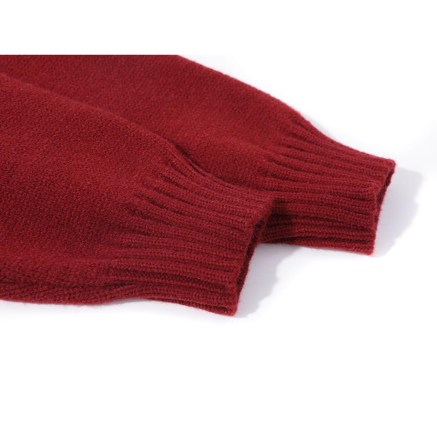 Chola Lisa hündür yaxalı qırmızı Milad sviteri, şık kabel toxunma uzunqol toxunma köynək, qadın qış iç qatı.