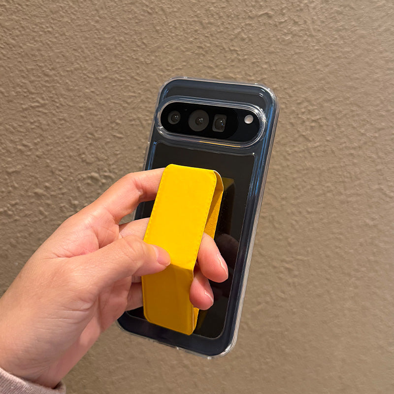 Google pixel9 mobil telefon qutusu üçün uyğundur, anti-düşmə p yeni XL qoruyucu örtük Google şəffaf 5G sadə pixel10 qara 9a böyük dəlik 8a portativ stend 10a narıncı