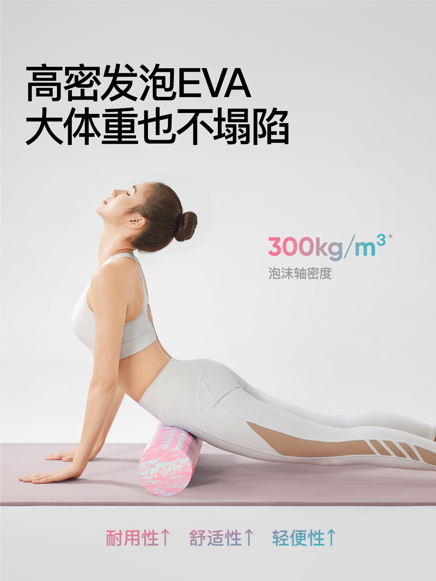 Youmei bərk köpük roller əzələ istirahət professional roller masaj roller gürz ayaq roller başlanğıc yoga avadanlığı