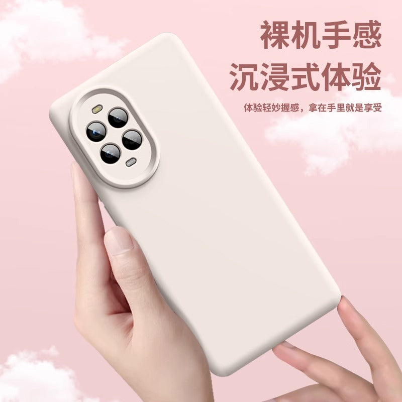 Huawei nova14pro üçün uyğundur mobil telefon qutusu yeni 14ultra maye yumşaq silikon 13pro lens hər şey daxil 2 sadə düz rəng 11 yüksək səviyyəli super gözəl görünüşlü qabıq kişi və qadın yıxılmağa qarşı qoruyucu örtük BC