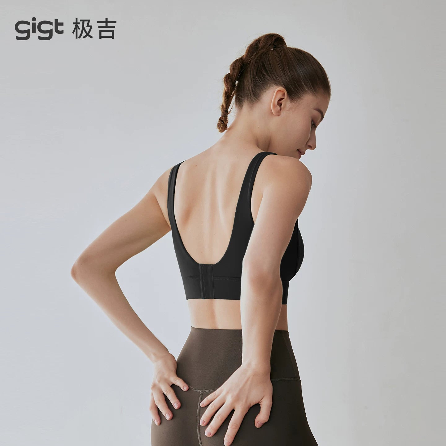 [Yüksək hərəkətli alt paltarı] gigt idman büstqalteri orta və yüksək güclü zərbəyə davamlı yoqa geyimi qadın Pilates fitness jileti