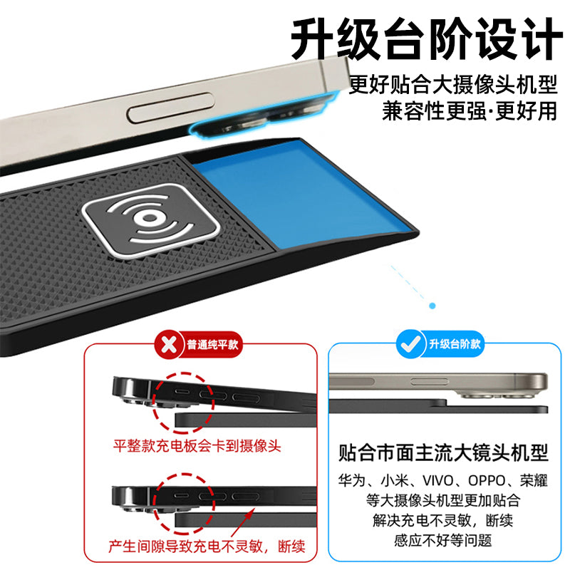 25 Yeni Gələn Avtomobil Simsiz Doldurma Paneli Bərpa Modulu Avtomobil Neytral Şarj Cihazı Siqaret Çakmağı Simsiz Doldurma Yastığı