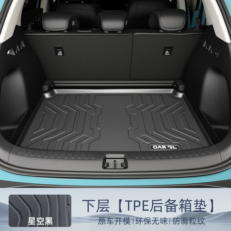 25 BYD Hiace 05EV Xüsusi Baqaj Döşəməsi TPE Quyruq Qutusu Döşəməsi Ön və Arxa Avtomobil Aksesuarları 05