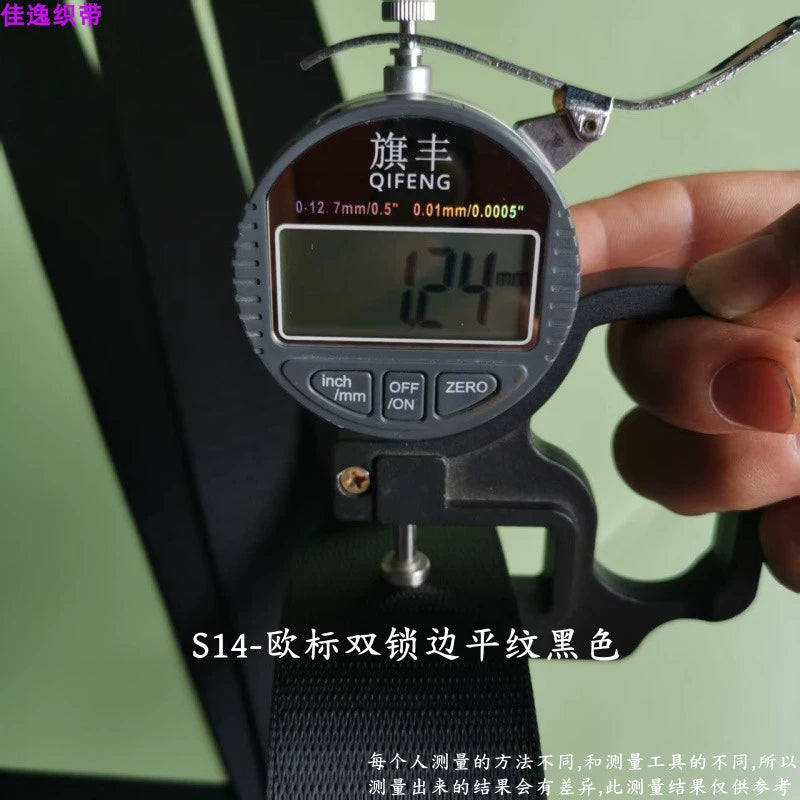 Eni 47 mm Milli Standart Avropa Standartı Qara Təhlükəsizlik Kəməri İp Avtomobil Təhlükəsizlik Lentinin Dəyişdirilməsi Bağlayıcı Qoruyucu Kəmər