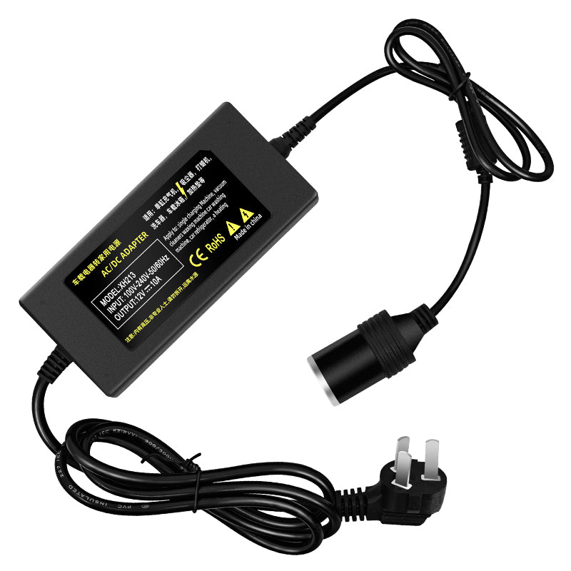 220V-dan 12V-ə qədər avtomobil alışqanının başlıq yuvası ev üçün güc adapteri avtomobil təmizləyicisi soyuducu çeviricisi