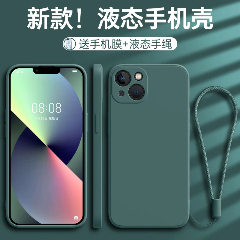 Bu maye silikon korpus yeni iPhone 13 üçün uyğundur və düşmələrə qarşı tam örtük təmin edir. Kişilər və qadınlar üçün nəzərdə tutulub, kəmərlə təchiz olunub və bərkidilmiş şüşə ekran qoruyucusuna malikdir.