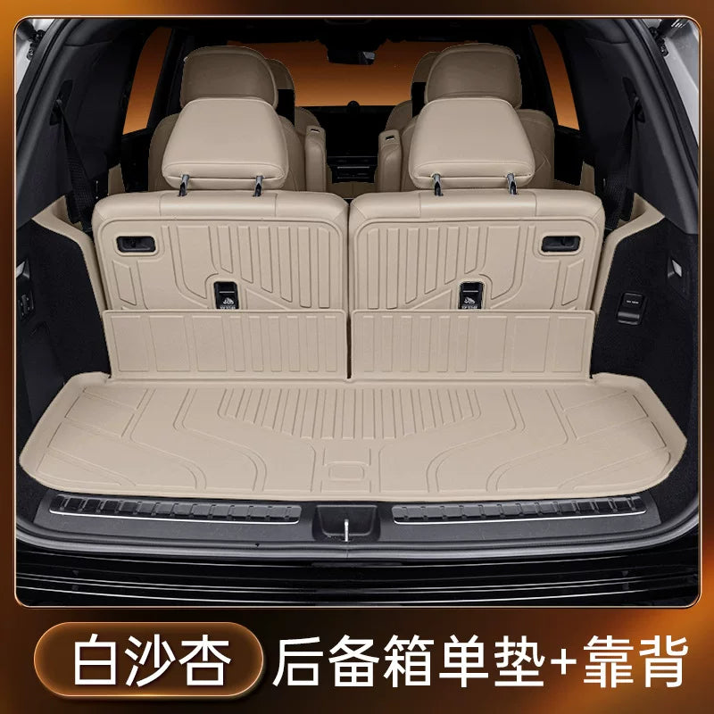 Xüsusi olaraq Wenjie M8 baqaj ayaqaltıları, Huawei AITO avtomobilinin altı nəfərlik və beş nəfərlik modifikasiya aksesuarları, döşəmə ayaqaltıları üçün hazırlanmışdır.